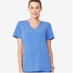 Figs Casma Three-Pocket Scrub Top PRICE FIRM 